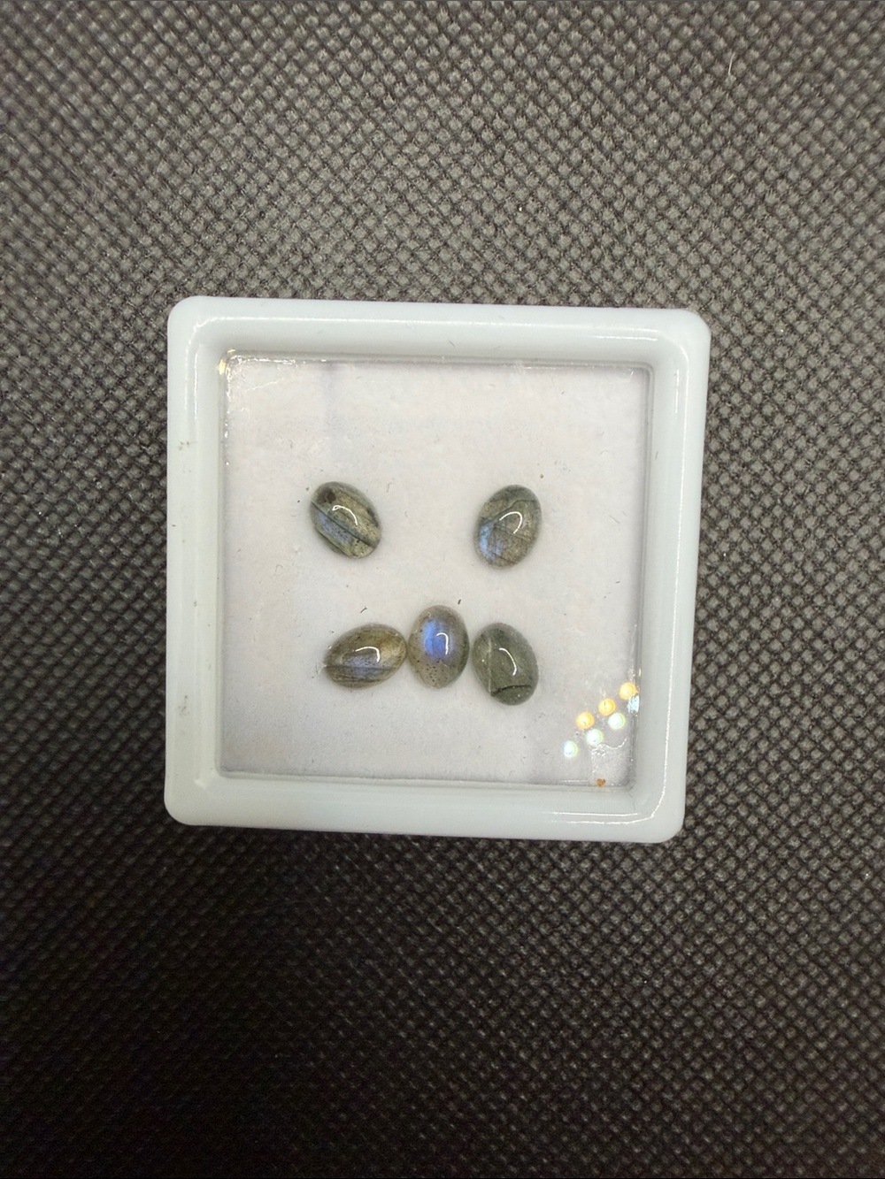 Labradorite Oval Cabochon 5 pc Set Loose Gemstones 7x5